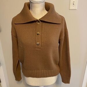 Ann Taylor Johnny Collar Sweater